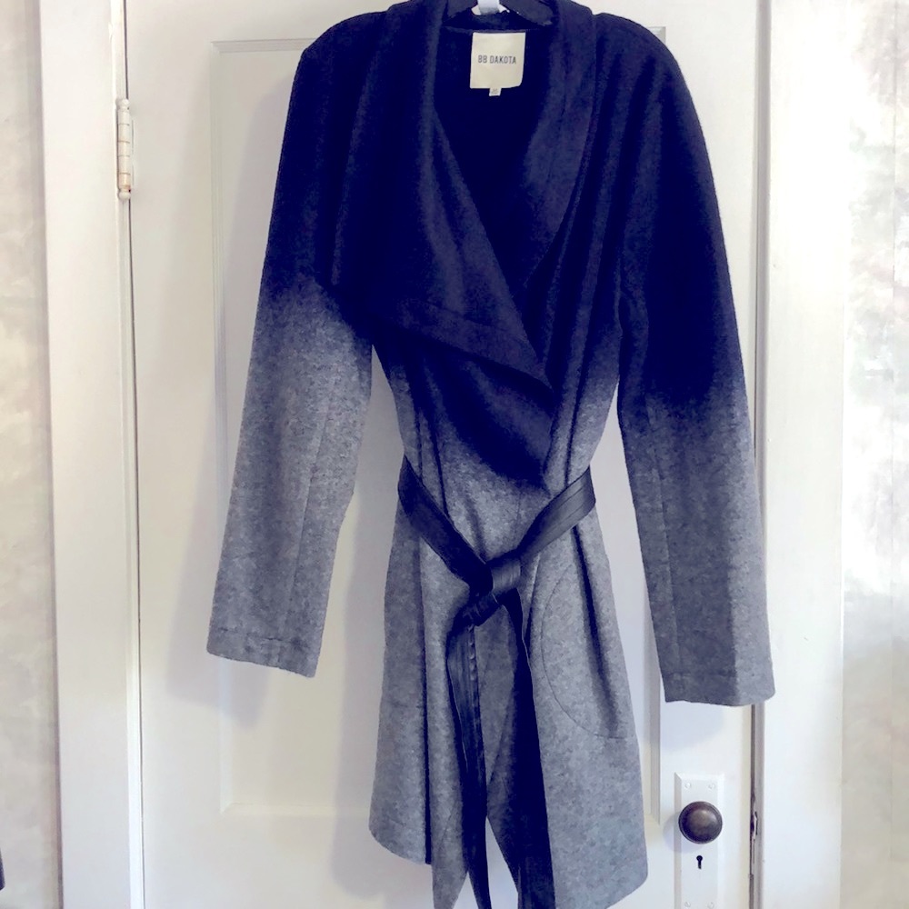 BB Dakota Women’s Belted Ombré Wrap Coat